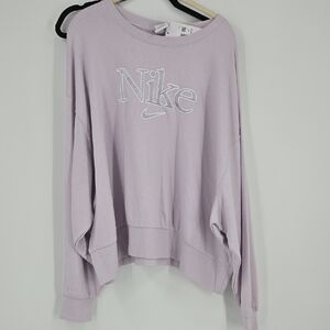 Nike Women's Light Purple Sweatshirt